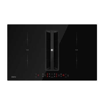 Ciarra ONE 83cm Electric Induction Hob with Integrated Plasma System CBBEH834BBFF Extractor Hob